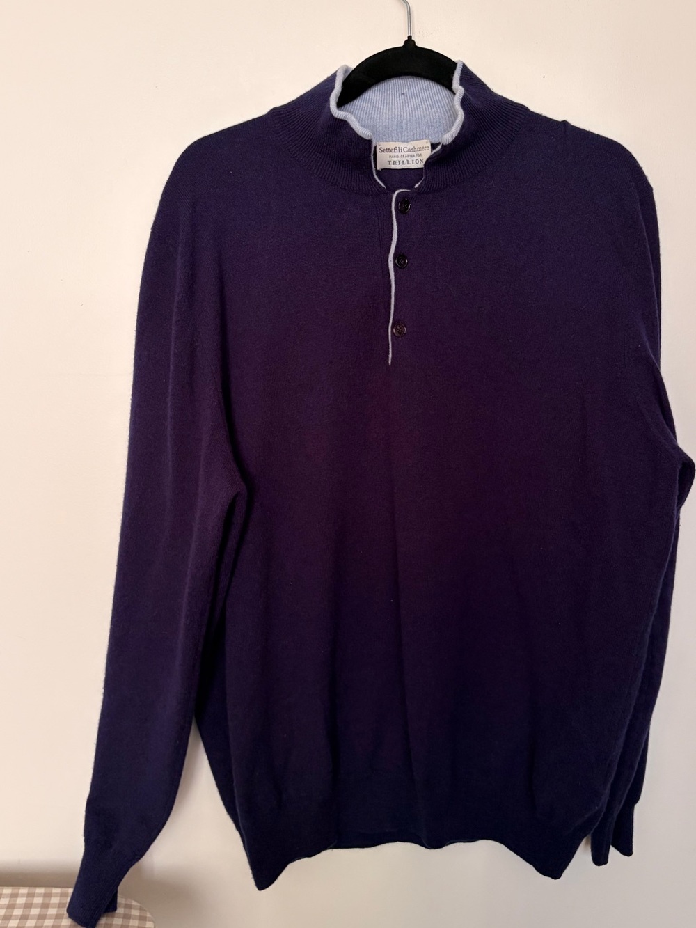 SETTEFILI STAND UP COLLAR SWEATER
- XL